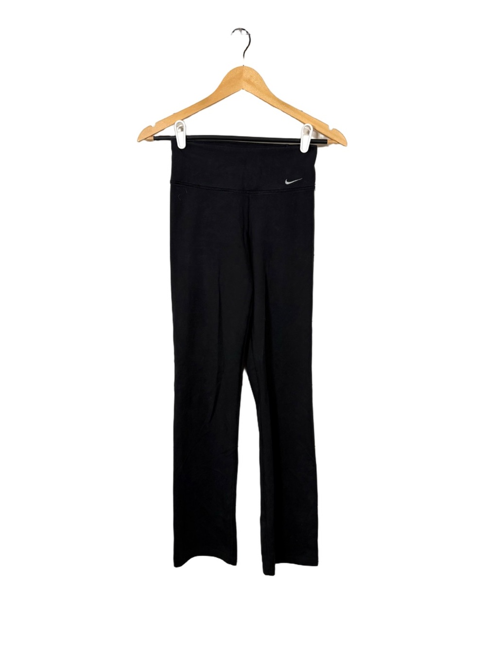 Nike Dri-FIT Bootcut Yoga Pants Womens XS Black Flare Stretch 548514-010